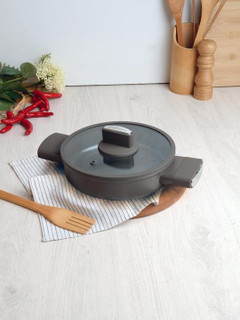تابه دودسته دربدار ۲۲cmبلاریوا Easy Cook با کف القایی و پوشش سرامیکی | خرید تابه BELARIVA اصل